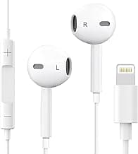 lghing iPhone Lightning Earphones Wired with Mic, Volume Control & Premium Stereo Sound, MFi Certified Conn...