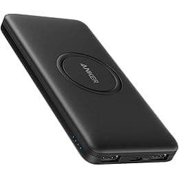 Anker Wireless Power Bank, PowerCore 10,000mAh Portable Charger with USB-C (Input Only), External Battery Pack Compatible wit