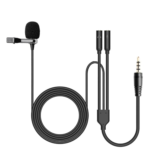Maono AU-300 Lavalier Microphone (Black) Condenser
