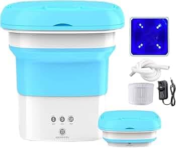 Wintwilla-Washing-Machine-Portable-Mini-Foldable-Washer-and-Spin-Dryer-Small-Foldable-Bucket-Washer-for-Camping-RV-Travel-Small