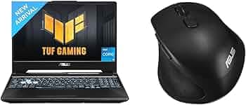 ASUS TUF Gaming F17, Intel Core i5-11400H 11th Gen, 17.3"" (43.94 cm) FHD 144Hz, (8GB/512GB SSD), FX706HF-HX018W MW203 Mouse (Black)