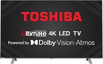 Toshiba 139 cm (55 inches) Vidaa OS Series 4K Ultra HD Smart LED TV 55U5050 (Black) (2020 Model) | With Dolby Vision and ATMOS