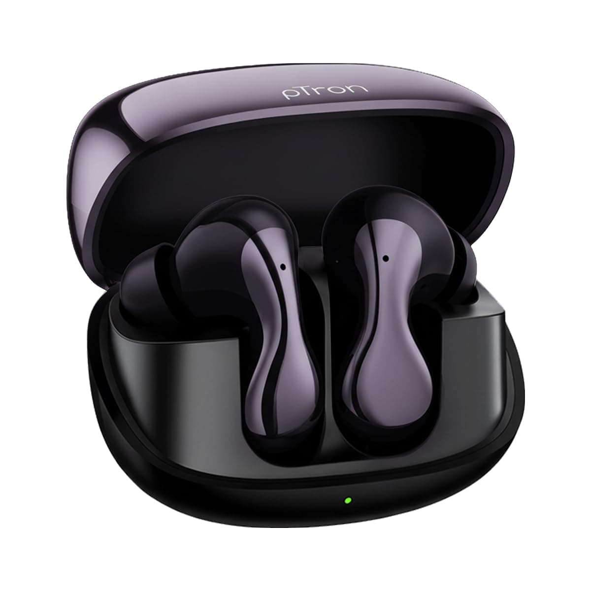 pTron Bassbuds Tango in-Ear TWS Ear Buds w/Custom EQ, 50hrs Playtime, Pristine Sound, Dual Mic, TruTalk ENC Calls, Mobile App,Wireless Bluetooth V6.0,...
