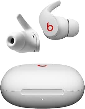 Beats Fit Pro – True Wireless Noise Cancelling Earbuds – Active Noise Cancelling - Sweat Resistant Earphones, Compatible with Apple & Android, Class 1 Bluetooth®, Built-in Microphone – White