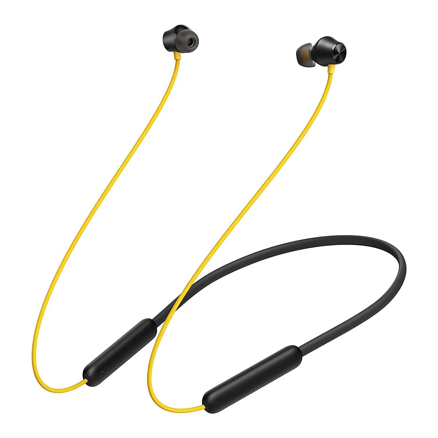 Wireless Bluetooth Headphones Earphones for OnePlus Nord CE 2 5G Original Sports Bluetooth Wireless Earphone with Deep Bass and Neckband Hands-Free Call/Music, Sports Earbuds, Sweatproof Mic Headphones with Long Battery Life and Flexible Headset ( BLR-2, Black)