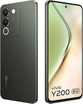 vivo Y200 5G (Jungle Green, 8GB RAM, 128GB Storage) with No Cost EMI/Additional Exchange Offers