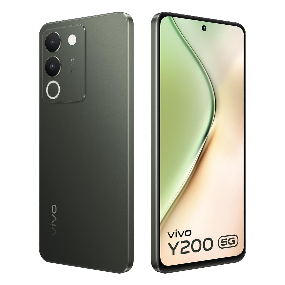 vivo Y200 5G (Jungle Green, 8GB RAM, 128GB Storage) with No Cost EMI/Additional Exchange Offers