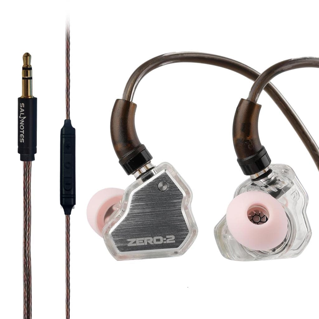 Concept Kart 7Hz x Crinacle Zero 2 in Ear Monitor, Updated 10mm Dynamic Driver IEM, Wired Earbuds Earphones, Gaming Earbuds, with OFC IEM Cable for Mu...