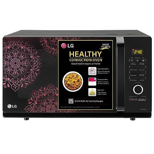 LG 32 L Convection Microwave Oven (MC3286BIUM, Black, Diet Fry, 360° Motorised Rotisserie)
