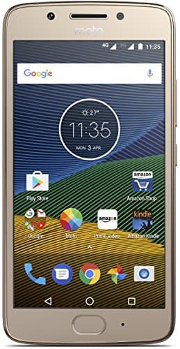 (Renewed) Motorola G5 XT1677 (Fine Gold, 16GB)