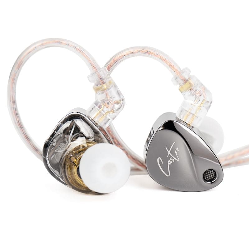 KZ Castor Wired Earbuds IEM in Ear Earphones, 2DD Tuning Adjustable Dual-Driver Supper Bass Wired Headphones, Harman Target with Improved Bass Version...