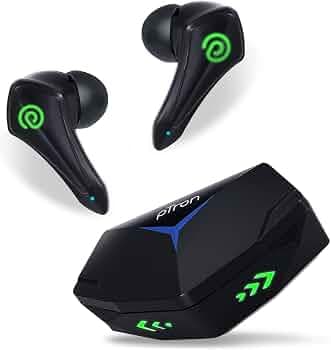 pTron Newly Launched Bassbuds B91 Plus TWS Earbuds with 38ms Gaming Low Latency, AI-ENC Stereo Calls, 45Hrs Playtime, Dual HD Mic, in-Ear Bluetooth 5....