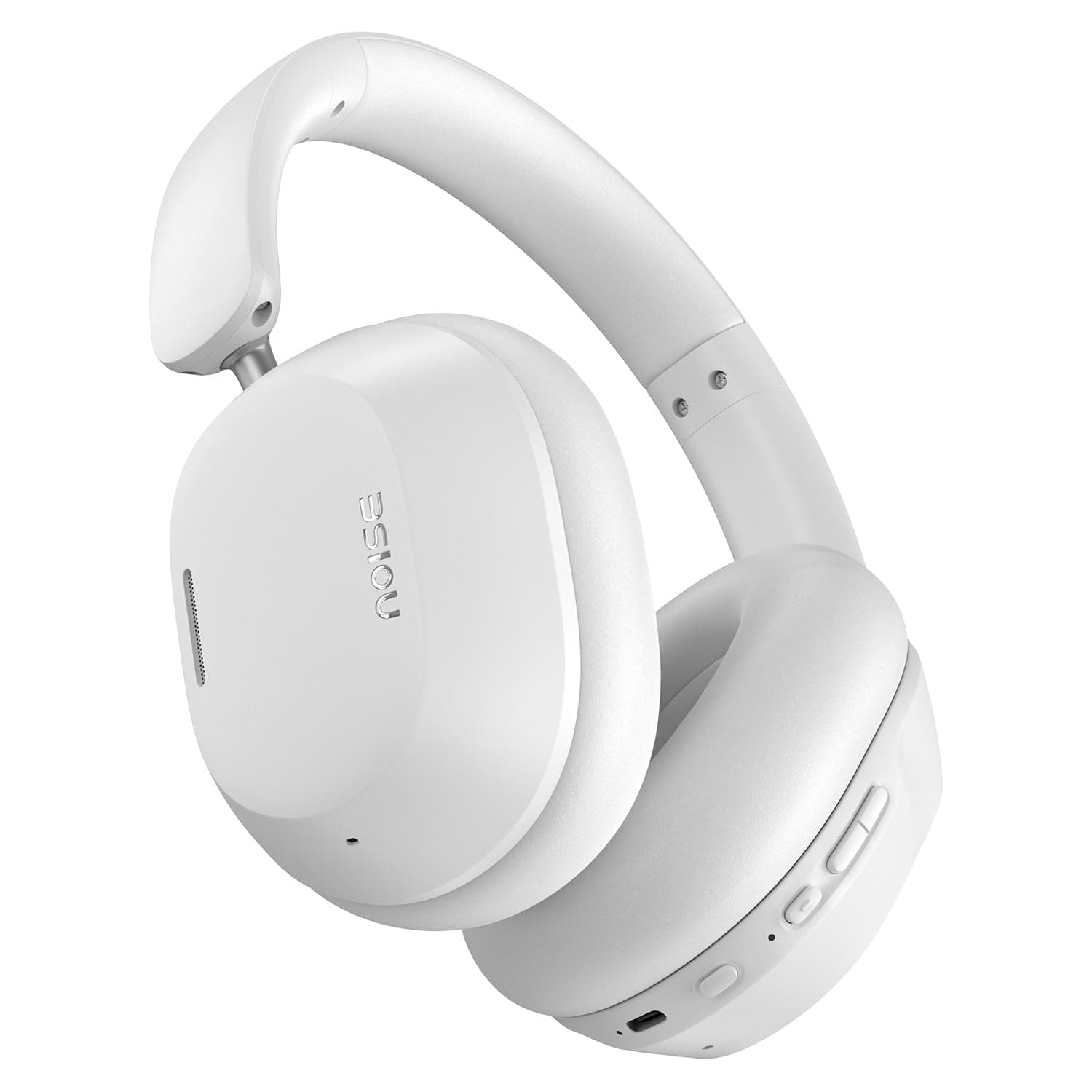 Noise Newly Launched Airwave Max 5 Wireless Over-Ear Headphones with Adaptive Hybrid ANC (up to 50dB), HFA Tech, 80H Playtime, Dual Pairing(Calm White...