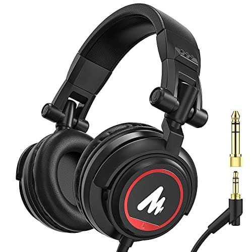 Maono Au-Mh501 Wired Over Ear Headphones With Mic (Black)