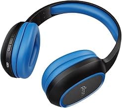 pTron Studio Over-Ear Bluetooth 5.0 Wireless Headphones, Hi-Fi Sound with Deep Bass, 12Hrs Playback, Ergonomic & Lightweight Wireless Headset, Soft Cu