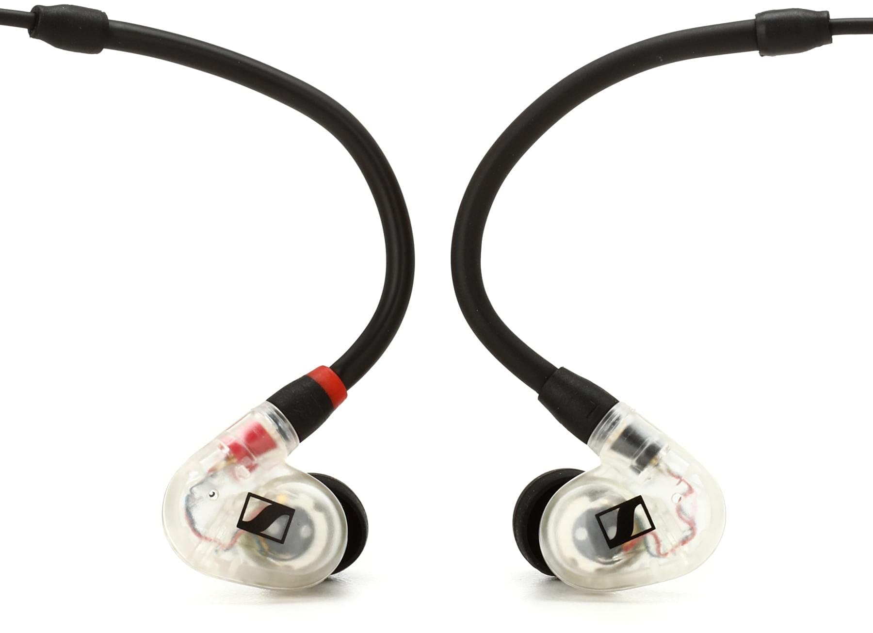 Sennheiser IE 100 PRO Wireless Monitoring Earphone - CLEAR with built-in mic for your mobile phone, PC or tablet. Passive noise cancelling & 10hou