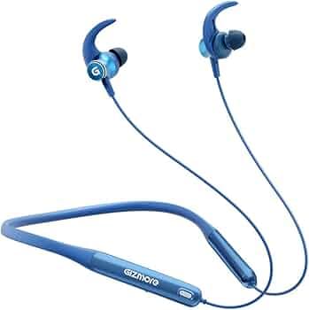 (Refurbished) GIZMORE Giz MN227 Bang Bluetooth Wireless 5.2 in Ear Neckband, Up to 40 HRS Playtime, Dual Pairing, Touch Controls, Magnetic Smart Buds,...