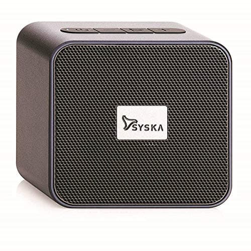 SYSKA BT4070X 4 Watt Wireless Bluetooth Speaker (Silver)