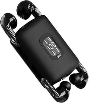 Leaf Buds X714 True Wireless 4 in 1 Earbuds with ANC, AI Sound App, 70H Playtime, Active Noise Cancellation (30dB), Fast Charge(10min=5Hr), Quad Mic E...