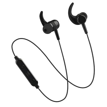 pTron BassFest Stereo in-Ear Wireless Bluetooth Headphones with Mic - (Black) In-Ear