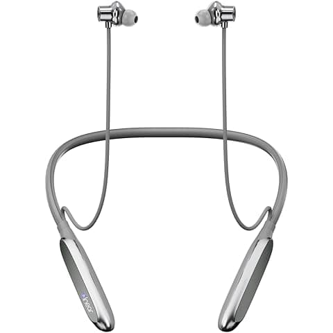 inear Launch DJ-M9 Wireless Neckband Bluetooth Earphones, 50H Playtime, ENC Mic for Clear Calls, Fast Charging, HD Sound with Deep Bass,Magnetic Earbuds, Dual Pairing, Bluetooth 5.4, Earphones | Grey