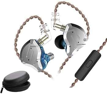 KZ ZS10 Pro in Ear Monitor Earphone,5 Driver Hybrid Dynamic Driver Balanced Armature Earbuds Newest Stereo Sound Comfortable Noise Isolation Earphone ...