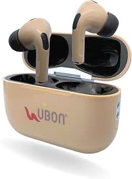 Ubon J-26 Bluetooth Truly Wireless in Ear Earbuds with mic, AI ENC for Calls, Google Fast Pair, 40 Hours Total Playback with Fast Charging and Low Lat...