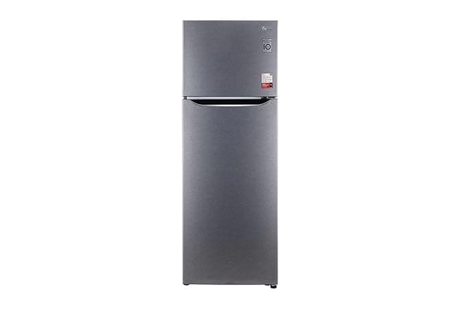 LG 308 litres 2 Star Frost Free Double Door Refrigerator (Dazzle Steel GL-S322SDSY) Refrigerators
