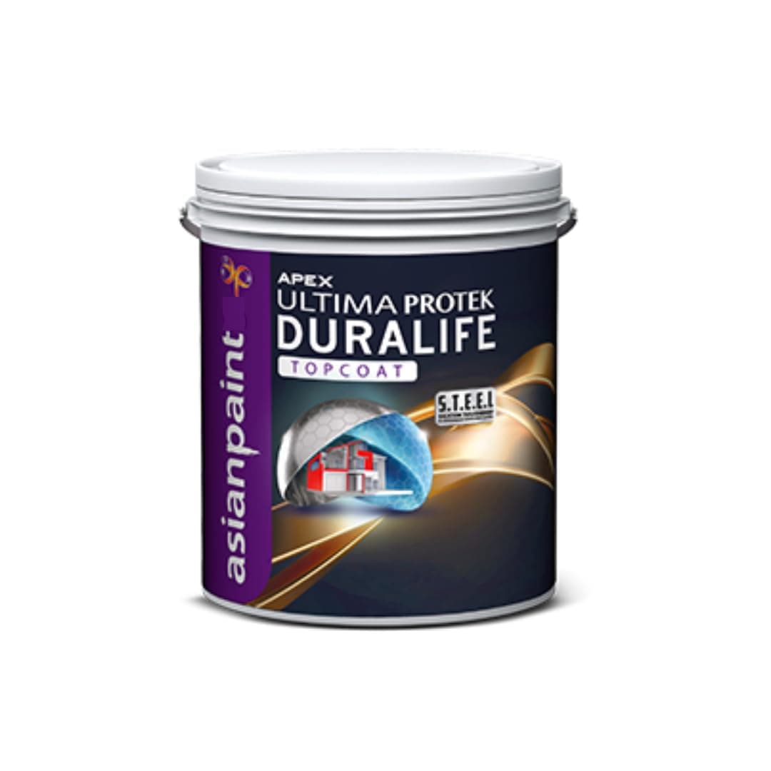 Asian Paints Apex Ultima Protek Duralife Exterior Wall Paint - Superior Waterproofing & Anti-Algal Protection, Crack Bridging, Low VOC, White, 15-Year...