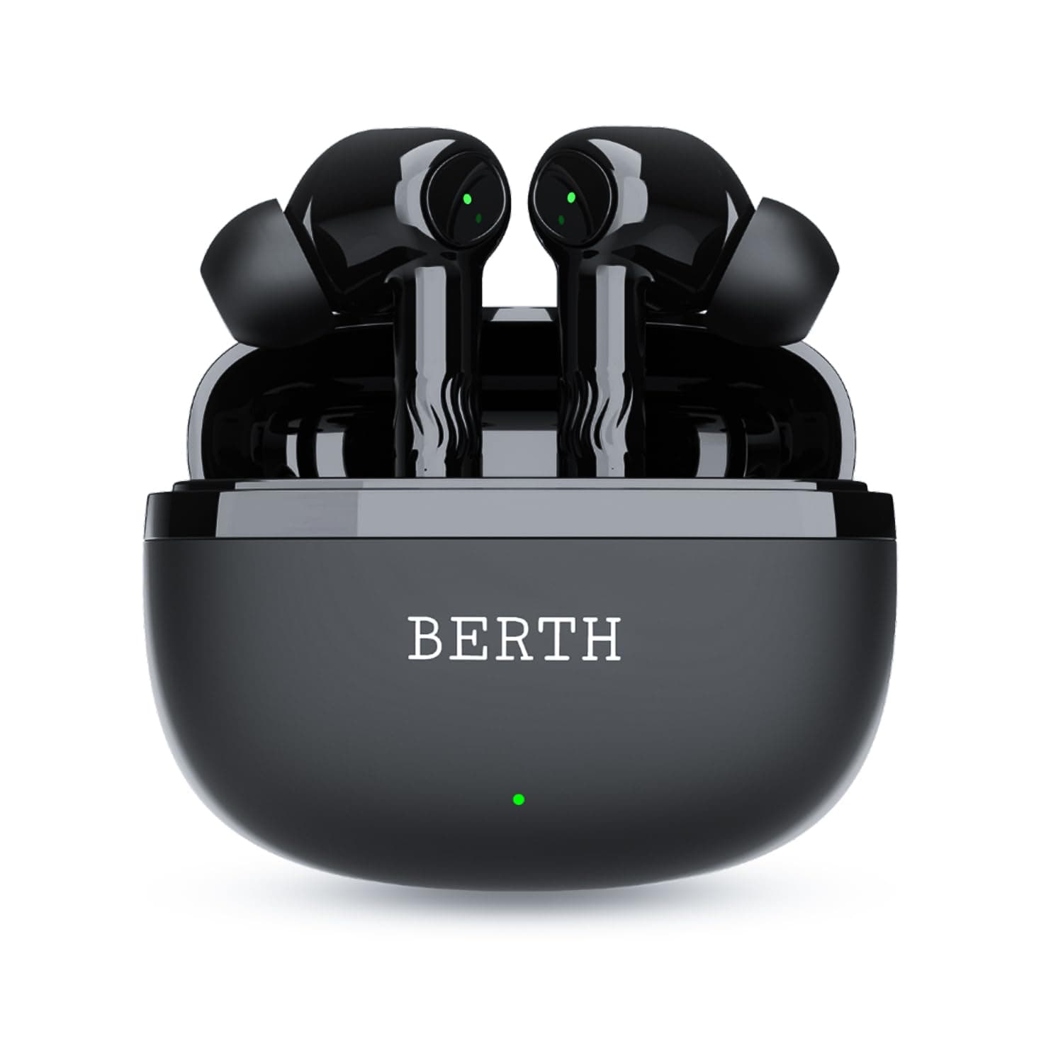 BERTH X35 Wireless Earbuds, 50H Playtime, Quad Mic ENC, 13mm Drivers, Fast Charging, Dual Pairing, BT 5.4, IPX4, Crystal Clear Calls, Deep Bass, in-Ea...