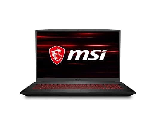 MSI GF75 Thin, Intel i7-10750H, FHD IPS-Level 144Hz Panel 17.3 inches Gaming Laptop (8GB/512GB NVMe SSD/Windows 10 Home/Nvidia GTX1650Ti/Black/2.2Kg),