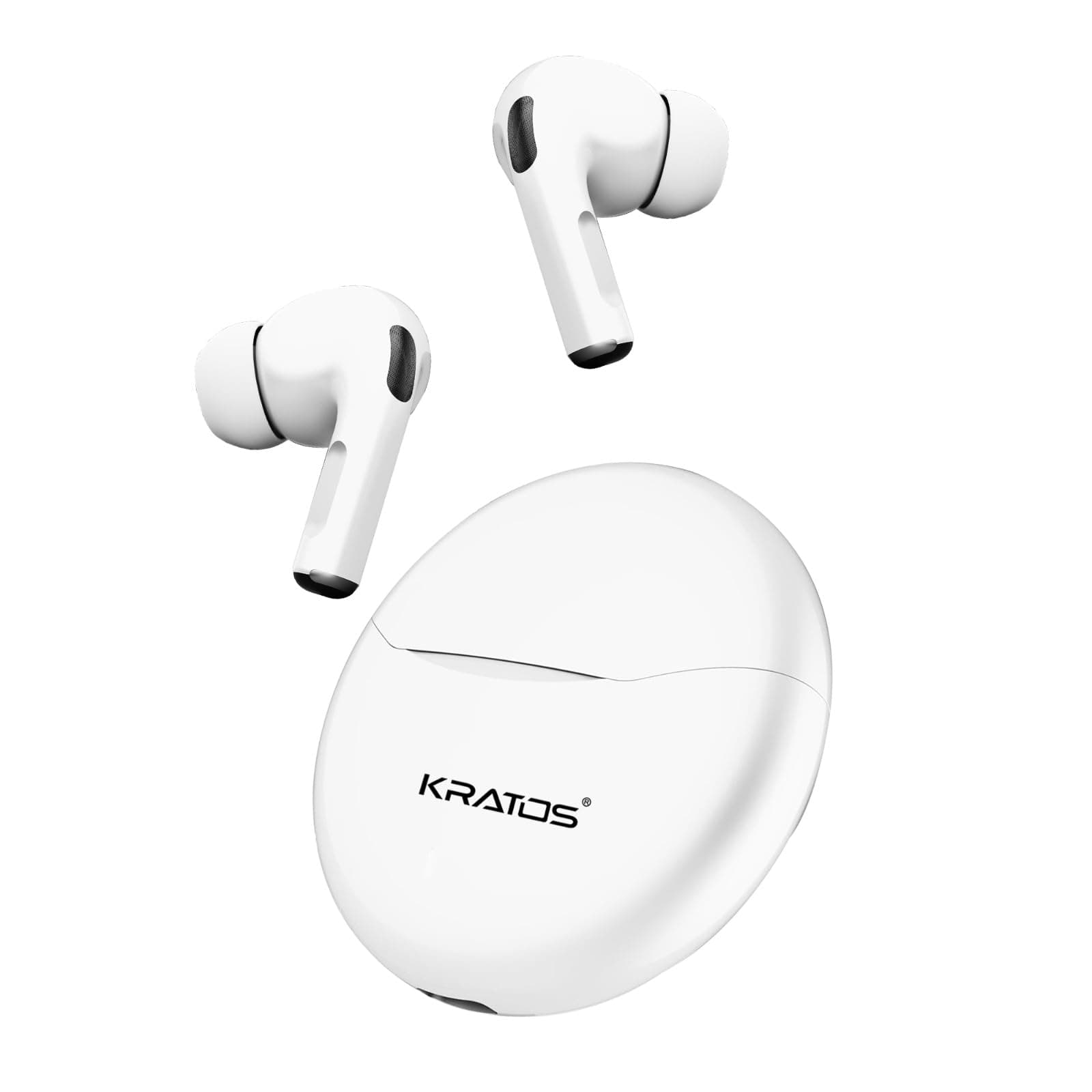 Kratos TW02 Ear Buds Wireless with 60H Playtime, Noise Isolation & Clear Calls, Bluetooth Earbuds with Voice Assistant, Ear Buds with Bluetooth V 5.3 ...