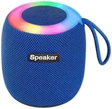 Shoptronics 10W Portable Bluetooth Speaker for Nokia 2660 Flip Immersive 360-Degree Surround Sound, RGB Lights, 7-Hour Pla...