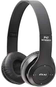 AF4 Headset Multifunction Foldable Sports Headphone with HiFi Stereo Sound, Technology, and Ergonomic Design for Home Office Travel (Black)