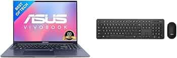 ASUS Vivobook 16X (2022), 16"" (40.64 cms) WUXGA, AMD Ryzen 5 5600H, (8GB RAM/512GB SSD), M1603QA-MB502WS CW100 (Keyboard & Mouse Set)