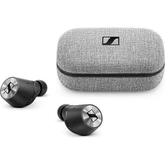 Sennheiser Momentum Bluetooth Truly Wireless in Ear Earbuds with Mic, Multi-Touch Fingertip Control (Black) In-Ear