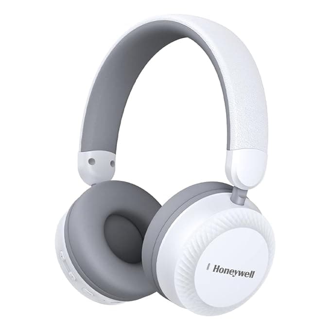 Honeywell New Launched Moxie V20 Bluetooth v5.4 On-Ear Headphones with Mic, ENC, 25H Playback, Deep Bass, IPX4, Aux, Stereo Sound, 40ms Low Latency Ga...