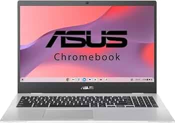 ASUS Chromebook Intel Celeron Dual Core N4500 - (4 GB/128 GB EMMC Storage/Chrome OS) CX1500CKA-NJ0413 Chromebook Laptop (15.6 Inch, Transparent Silver...