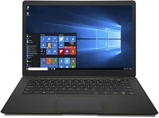 AVITA PURA E14 NS14A6ING431-IBB Thin and Light APU Dual Core A6 AMD 14 inches Radeon R4 Laptop (4GB/128GB SSD /Windows 10 Home) 1.34 kg Ink Black
