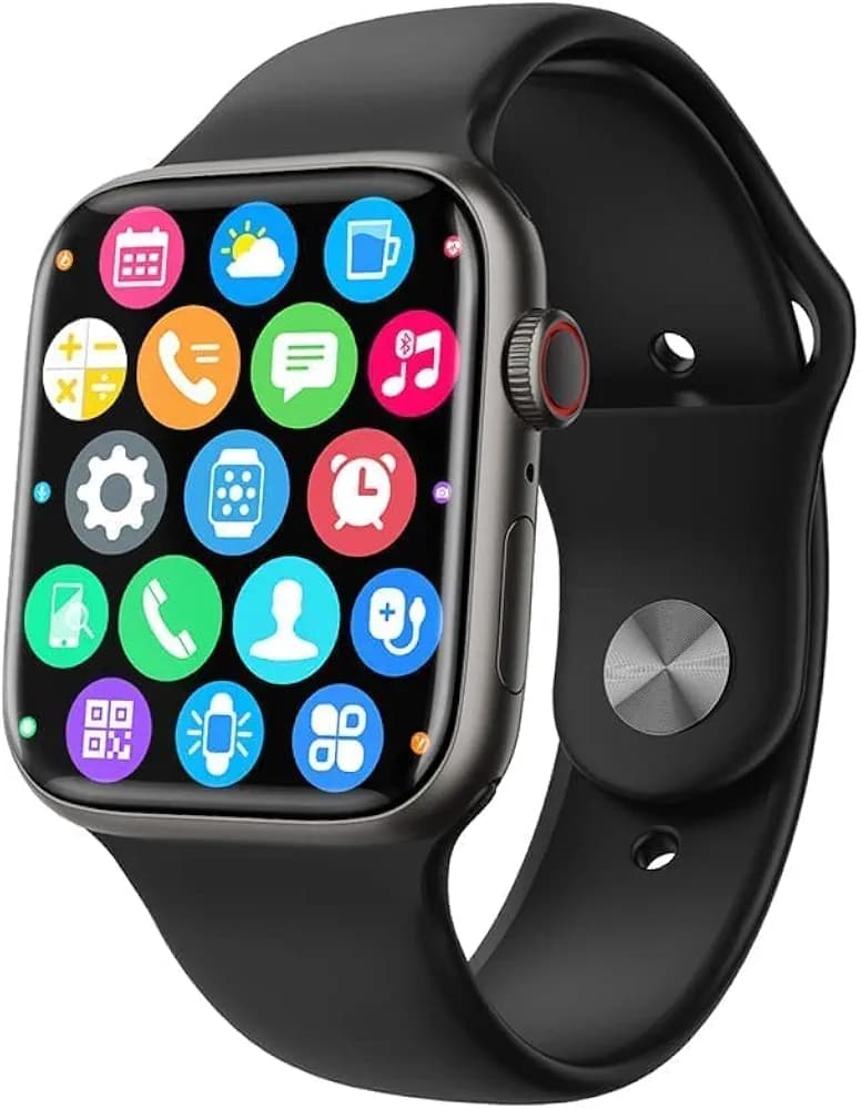 Linsden Original i7 Pro Max Smart Watch, Bluetooth Call, Heart Rate, Step Counting, Music, Blood Pressure, Jumping Stopwatch,Sleep Mode,Other Sports Modes,Facebook,Twitter for Unisex