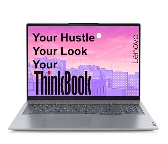 Lenovo ThinkBook 16 Intel Core 5 210H 14th Gen(16GB/1TB SSD/Win 11 Home/Fingerprint Reader) 16" WUXGA IPS 300 Nits Antiglare Thin & Light Laptop/Alumi...