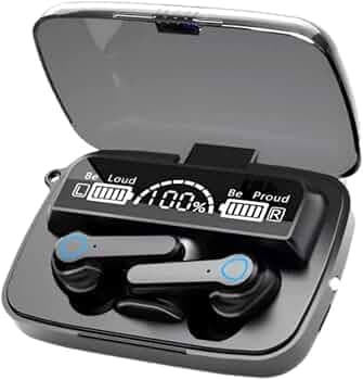 Digiclues M19 TWS Gaming Earbuds 13mm HD Dynamic Driver, Touch Controls Bluetooth Headset Wireless in Ear Earbuds with mic Dynamic Driver, Immersive A...