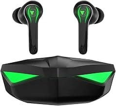 (Renewed) Wings Phantom Gaming Bluetooth Truly Wireless In Ear Earbuds with mic, Bluetooth 5.0, Less Than 65ms Latency (Black)