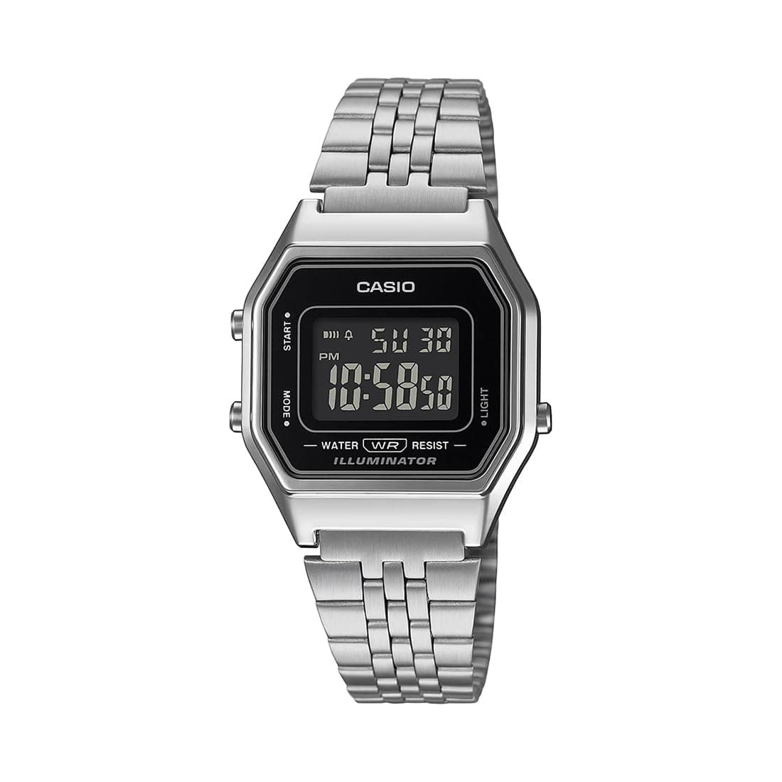Casio Vintage LA680WA-1BDF Digital Black Dial Women (D408)