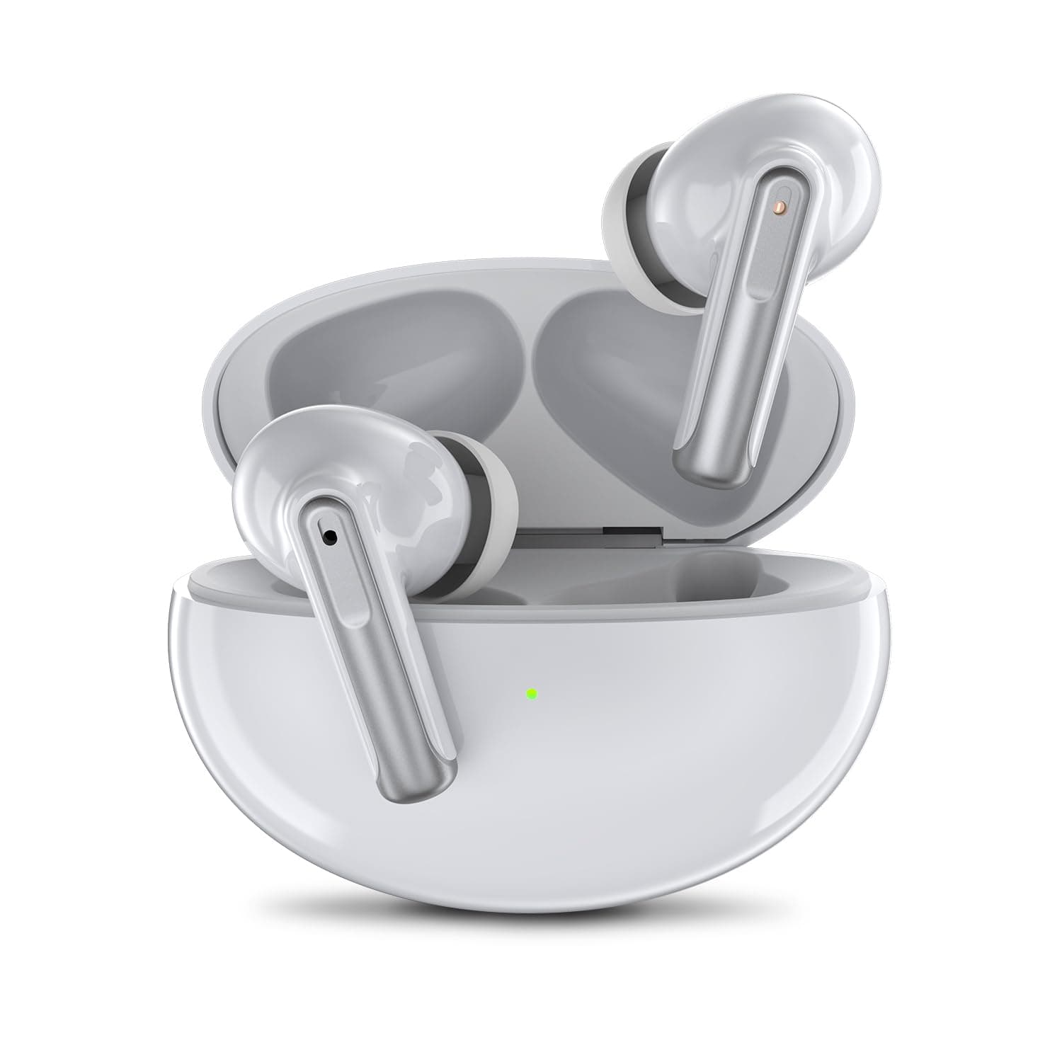 GM True Wireless Earbuds for Uncut Sound, 30dB ANC, Smooth Sound, Wireless Charging, Quad-Mic Crystal Clear Calls, Immersive Sound and Low Latency - W...