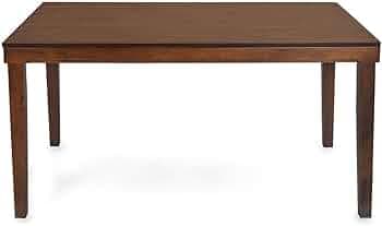 @home By Nilkamal Olenna Six Seater Dining Table (Walnut)