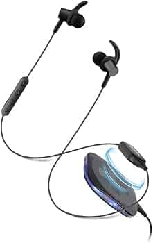 (Renewed) Soundlogic Freedom Charging Sports Earbuds Bluetooth Wireless IPX4 Sweat and Water Resistant Earphone with Deep Bass and inbuilt Mic Headphone Voice Assistant with 8 Hours Battery (Black)