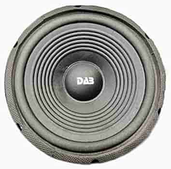 DAB 10 inch Black Speaker Woofer Subwoofer Full Range for Car/Home/Sound Box 120 x 20 Magnet (RMS Power: 250 W) Color 8 ohms
