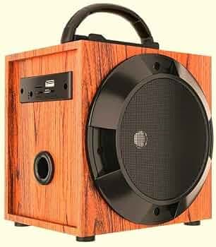 Neemax Top Winner Wooden Wireless SBT-917 20 W Bluetooth Speaker (Brown, 5.1 Channel) 30 W Bluetooth Home Audio Speaker (Wooden, 5 Way Speaker Channel...