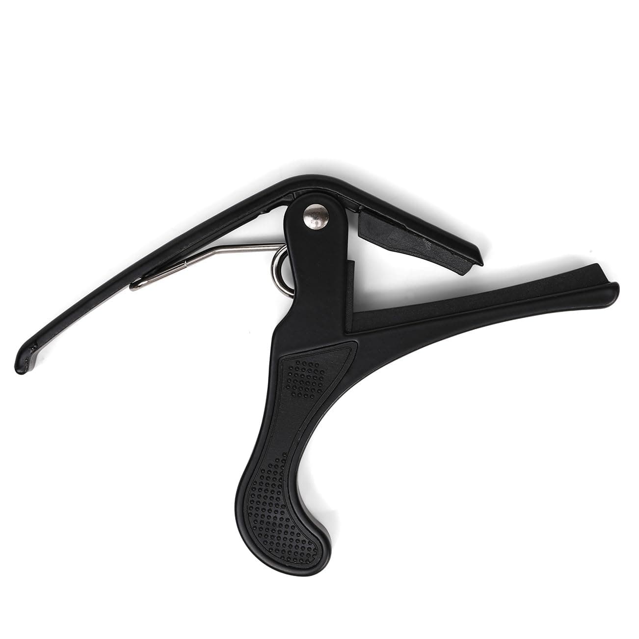 Akkord AKD CAPO-01 One Handed Trigger Guitar Metal Capo Quick Change for Ukulele, Electric and Acoustic Guitars, Black